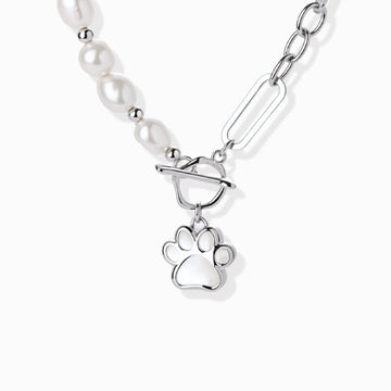 Baroque Paw Necklace