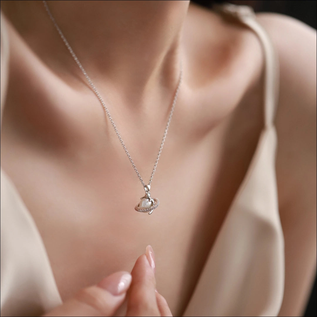 Planet Meow Necklace