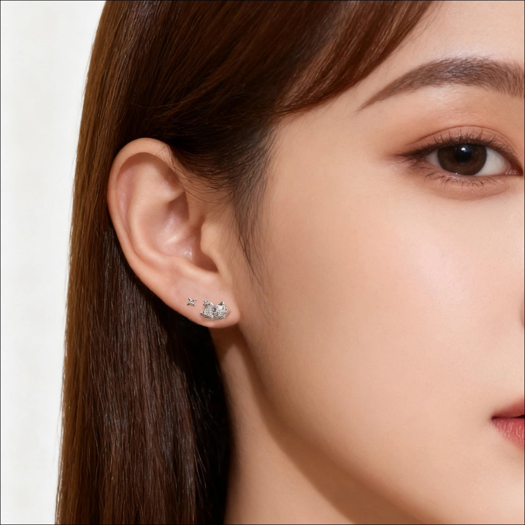 Planet Meow Mini Studs